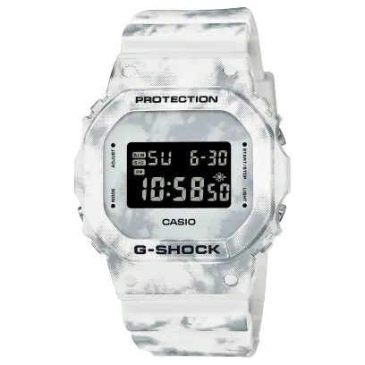 【威哥本舖】Casio台灣原廠公司貨 G-Shock DW-5600GC-7 雪花迷彩系列 經典電子錶 DW-5600