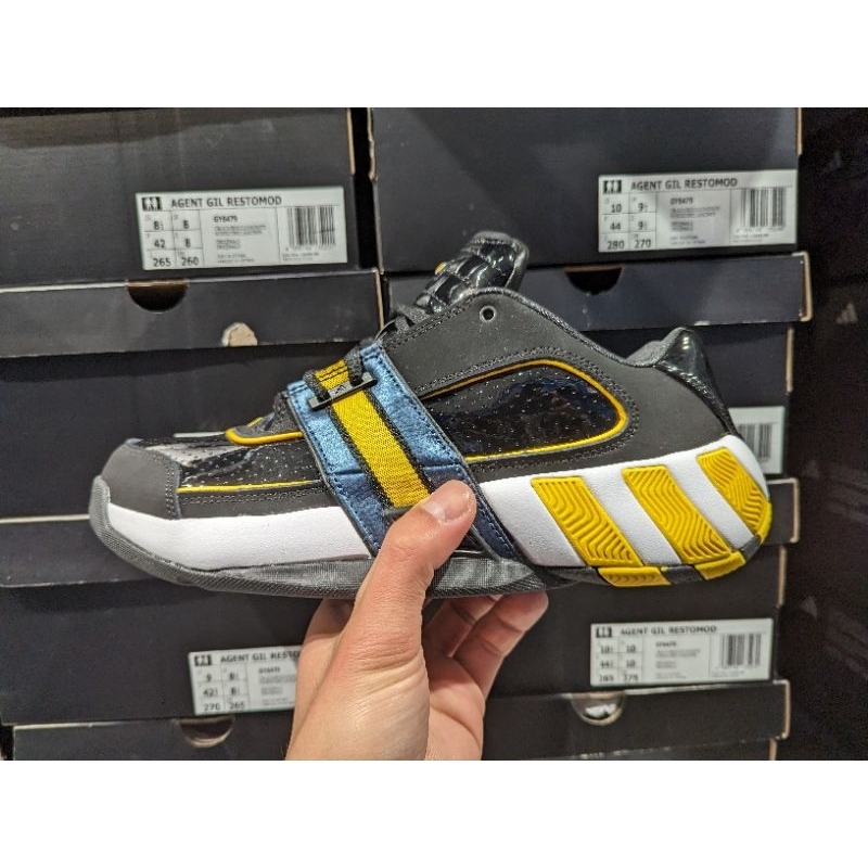 限時特價 南🔥2023 4月 adidas AGENT GIL RESTOMOD 籃球鞋 運動鞋 GY6479 黑黃色