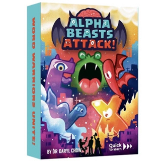 進擊的字母怪獸 Alpha Beasts Attack 附繁體中文說明書 高雄龐奇桌遊
