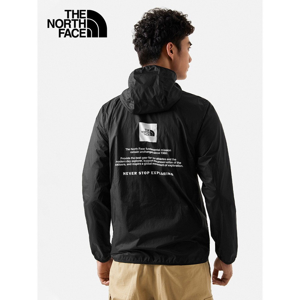 The North Face M ELBIO UPF WIND 男 防曬防潑水風衣外套 NF0A7WDQJK3