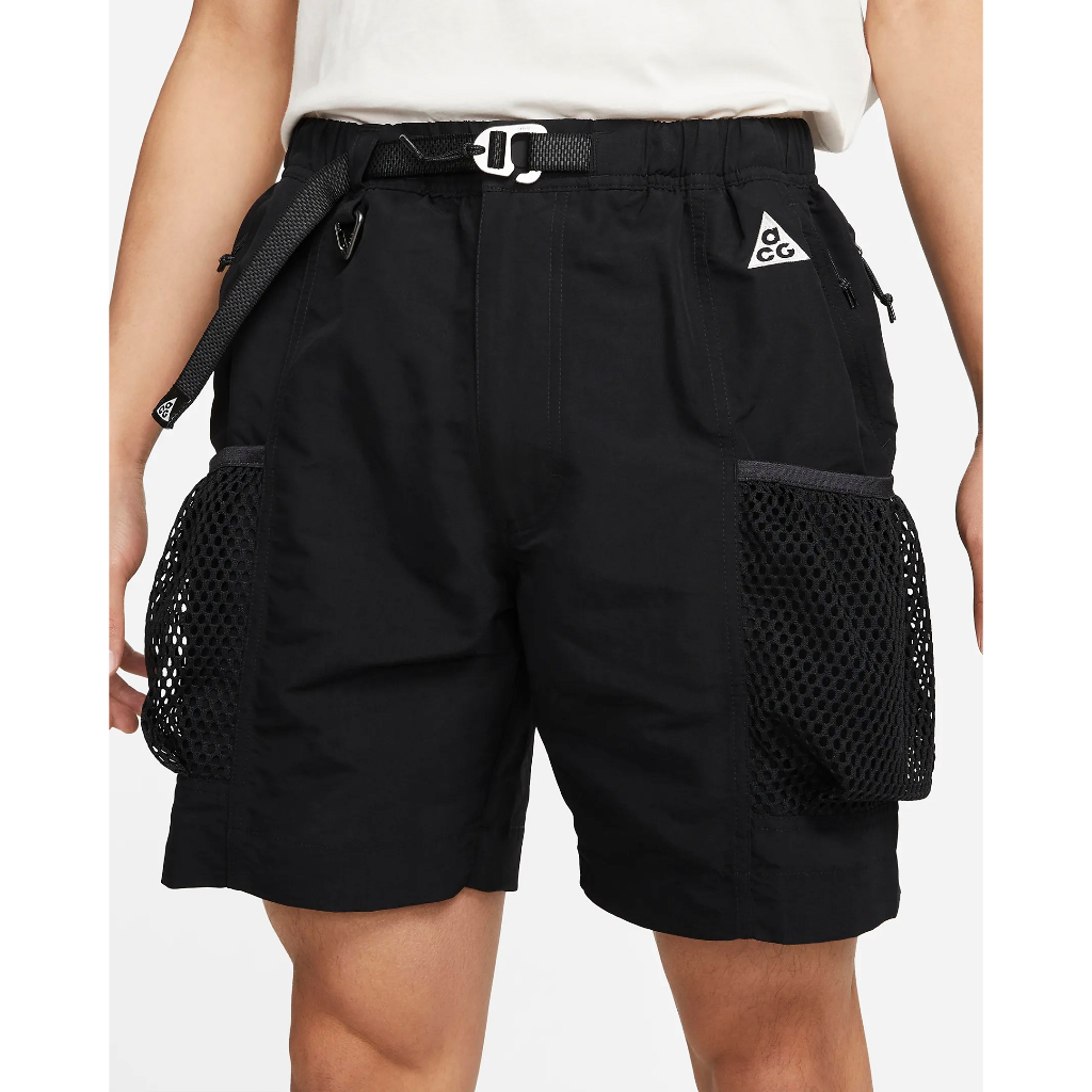全新 Nike ACG 戶外機能露營 休閒褲 短褲 工作短褲 口袋短褲 黑色 橘色 Nikelab DV9406