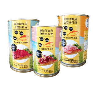 蒸鮮之味犬用罐頭 【一箱24入】一罐400g 狗罐頭 台灣製造 狗食 寵物食物 犬 狗 寵物罐頭 DHA