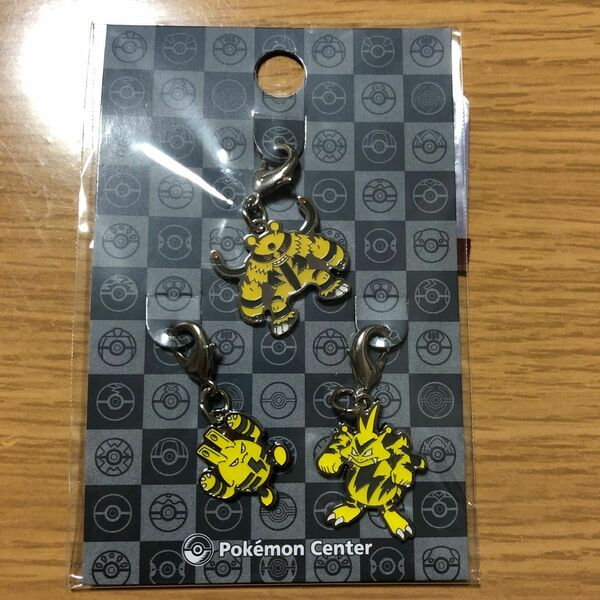 【訊地ノ心】No.239、No.125、No.466 全國圖鑑吊飾組 (電擊怪 エレキッド、電擊獸 エレブー、電擊魔獸)