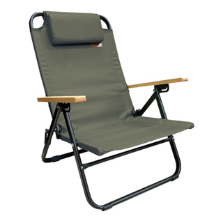 【臺灣 Polar Star】休閒躺椅『綠』P23701 摺疊椅.折疊椅.折合椅.野餐椅.露營椅.戶外椅.扶手椅.靠背椅