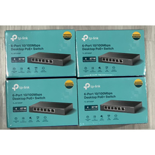 🌸領券8折【TP-Link】TL-SF1006P 6埠 10/100M 桌上型/壁掛式 無網管 乙太網路 PoE交換器