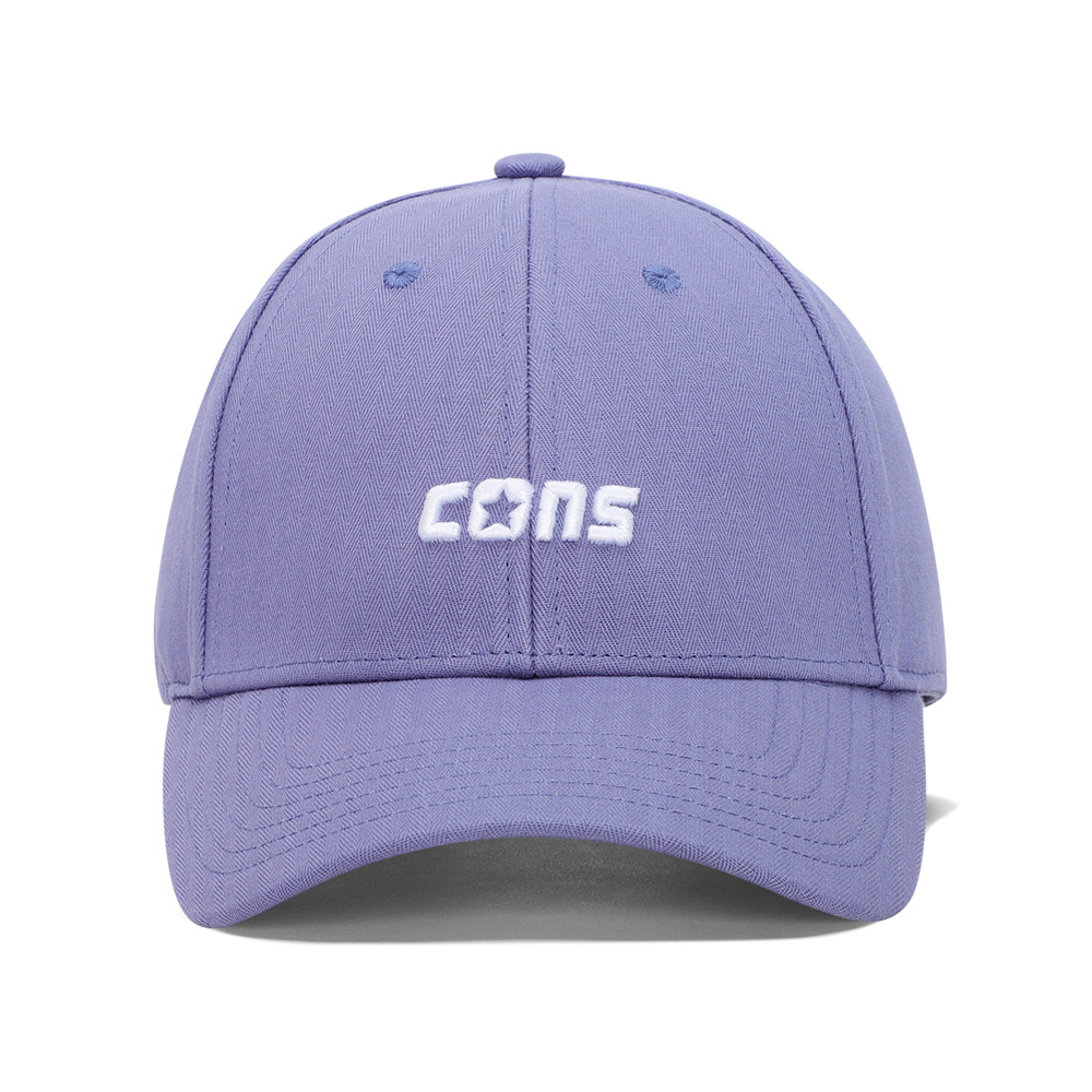 CONVERSE 休閒帽 運動帽 CONS CAP HPS 男女款 中性款 10024046-A02 淺紫色