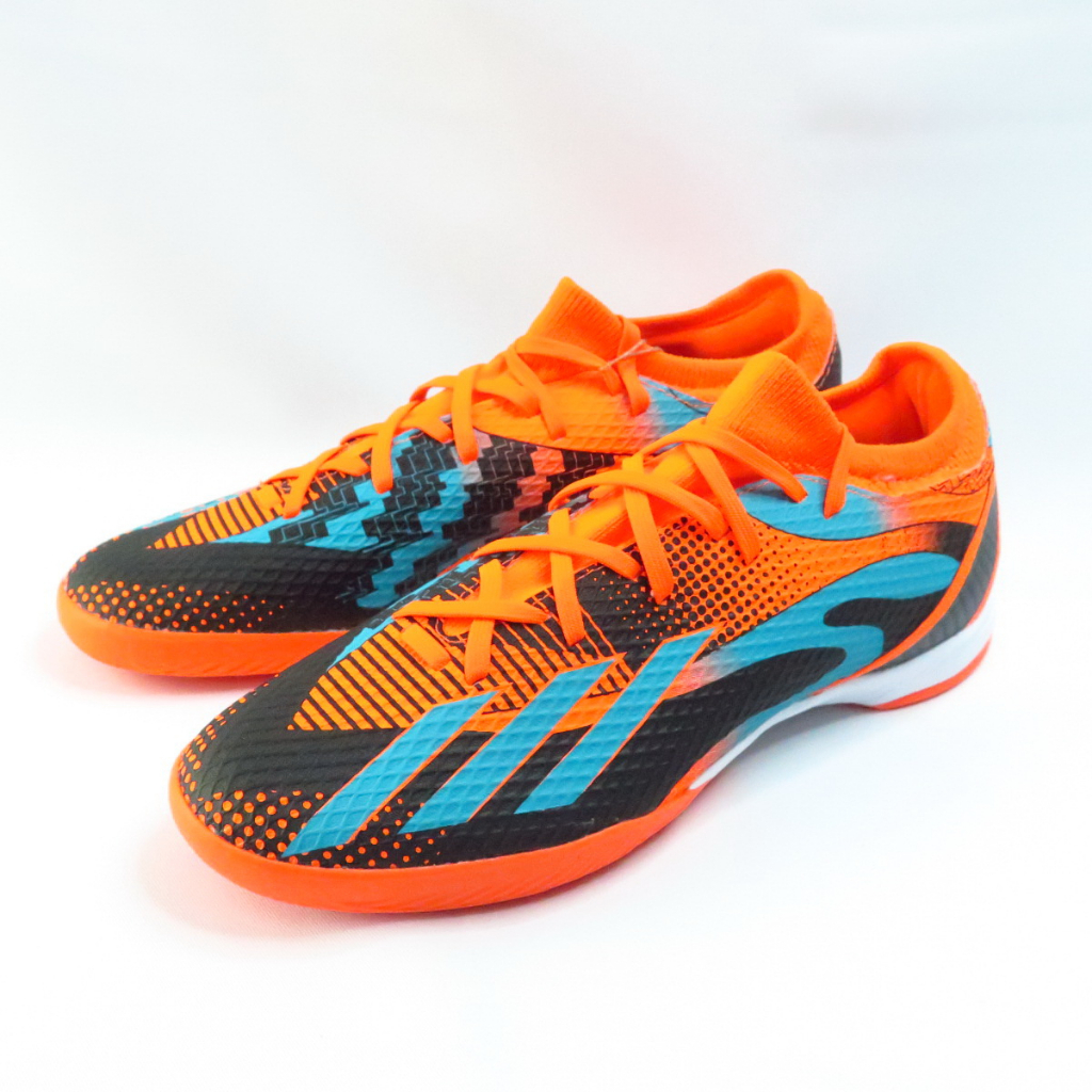 ADIDAS MESSI.3 IN 梅西 男女足球鞋 GZ5144 室內足球鞋 黑橘藍【iSport愛運動】