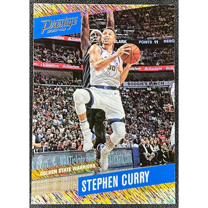 NBA 球員卡 Stephen Curry 2017-18 Prestige Rain 亮面