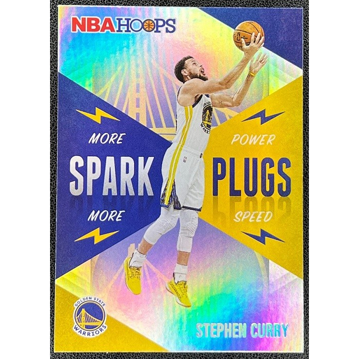 NBA 球員卡 Stephen Curry 2020-21 Hoops Spark Plugs