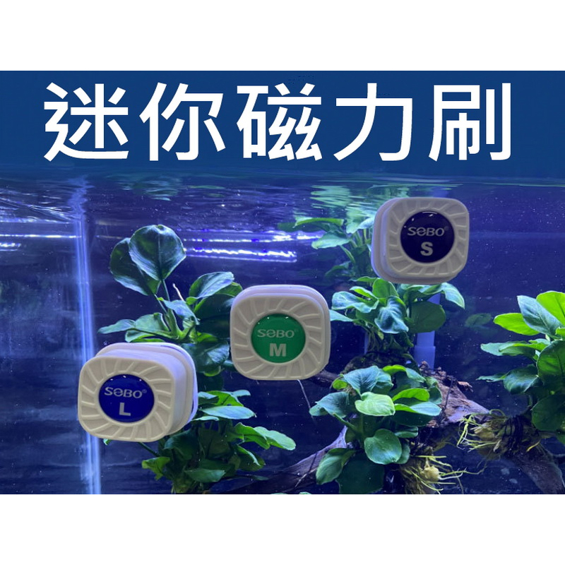 魚缸磁吸刷 魚缸刷 青苔刷 魚缸磁力刷 迷你清潔刷 磁力刷 水族 玻璃清潔刷