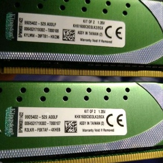 〔▔へ ▔“ «凸» ✔Kingston 低壓 DDR3L–1600 4G*2 (KHX1600C9D3K2/8GX)