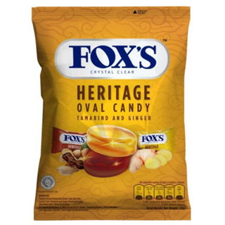 PERMEN FOX'S CRYSTAL OVAL CANDY TAMARIND AND GINGER 羅望果薑風味糖