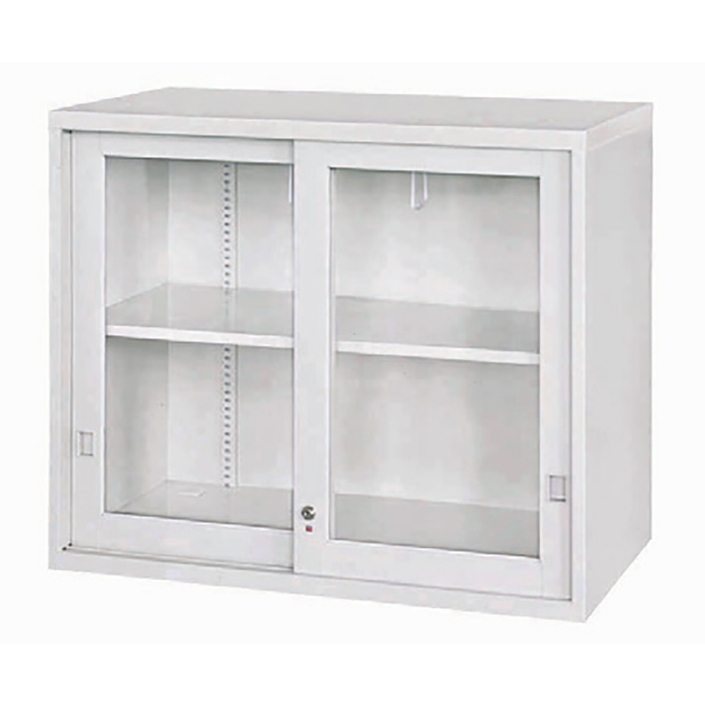 【 IS空間美學】 玻璃加框拉門上置式鋼製公文櫃(2023-B-208-5) 置物櫃/文書櫃/辦公家具/資料櫃/文具