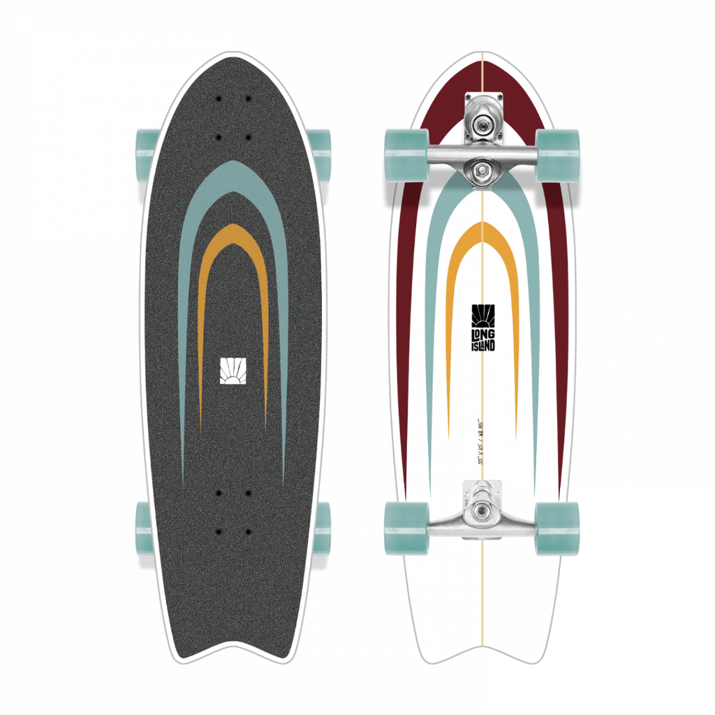 【Long Island】衝浪滑板 (長板/ 交通板) -  SURF SOMO 33″ (整組) - LTS 現貨