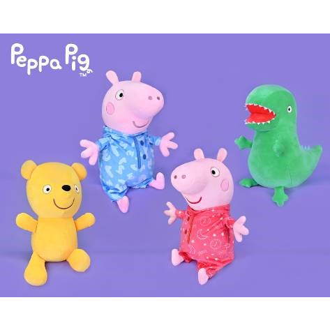 粉紅豬小妹 睡衣款-6吋/12吋玩偶 絨毛娃娃 佩佩豬 Peppa Pig