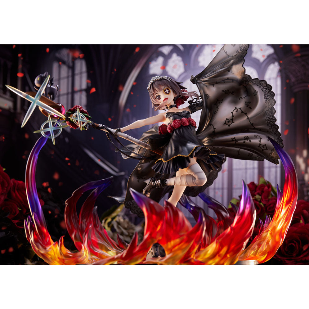☆ JB _TOYS ☆ 日版 F:NEX 為美好的世界獻上祝福 惠惠 漆黑的薔薇禮服Ver 1/7 PVC 完成品