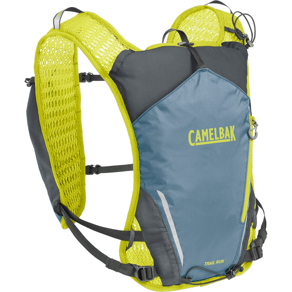 Camelbak Trail Run 7 越野水袋背心 (附0.5L軟水瓶2個) 藍綠 水袋 背心 馬拉松 登山