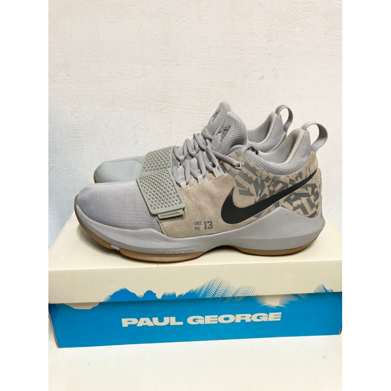 Nike PG1 Baseline 灰 籃球鞋 基準線 圖騰 Paul George 快艇