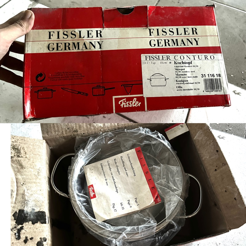 德國Fissler菲仕樂，湯鍋18cm，全新久放