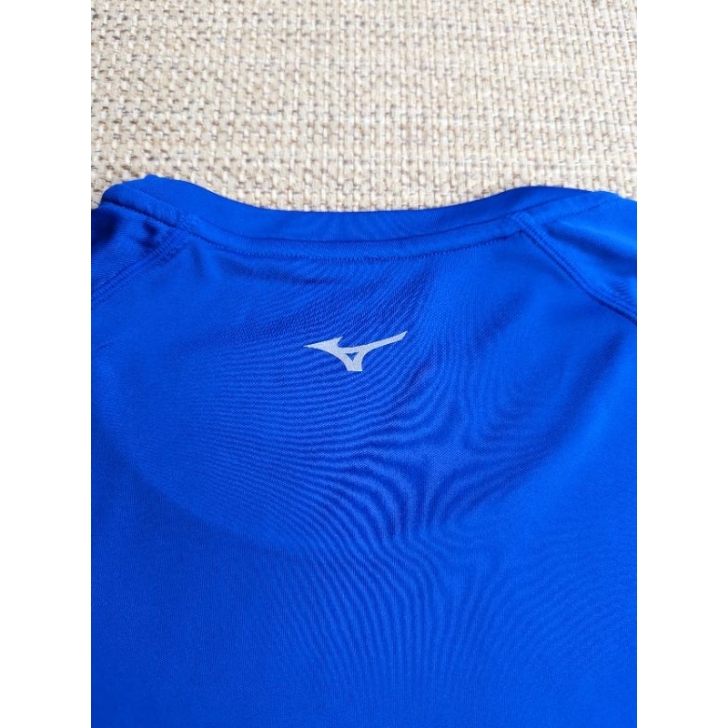 Mizuno 寶藍色短袖運動T shirt XL號