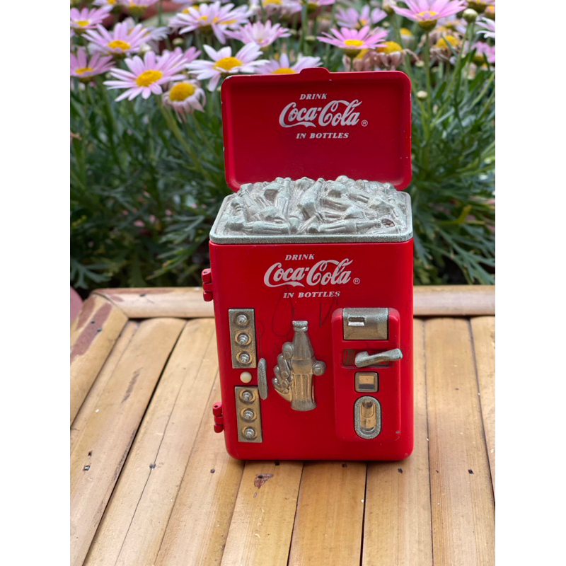 《可口可樂》 復古迷你復刻冰箱 絕版收藏 實心鐵鑄