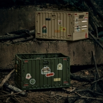 CARGO 工業風折疊收納箱 沙色 軍綠 裝備收納箱 工具箱 裝備箱 折疊箱 儲物箱 野營 露營