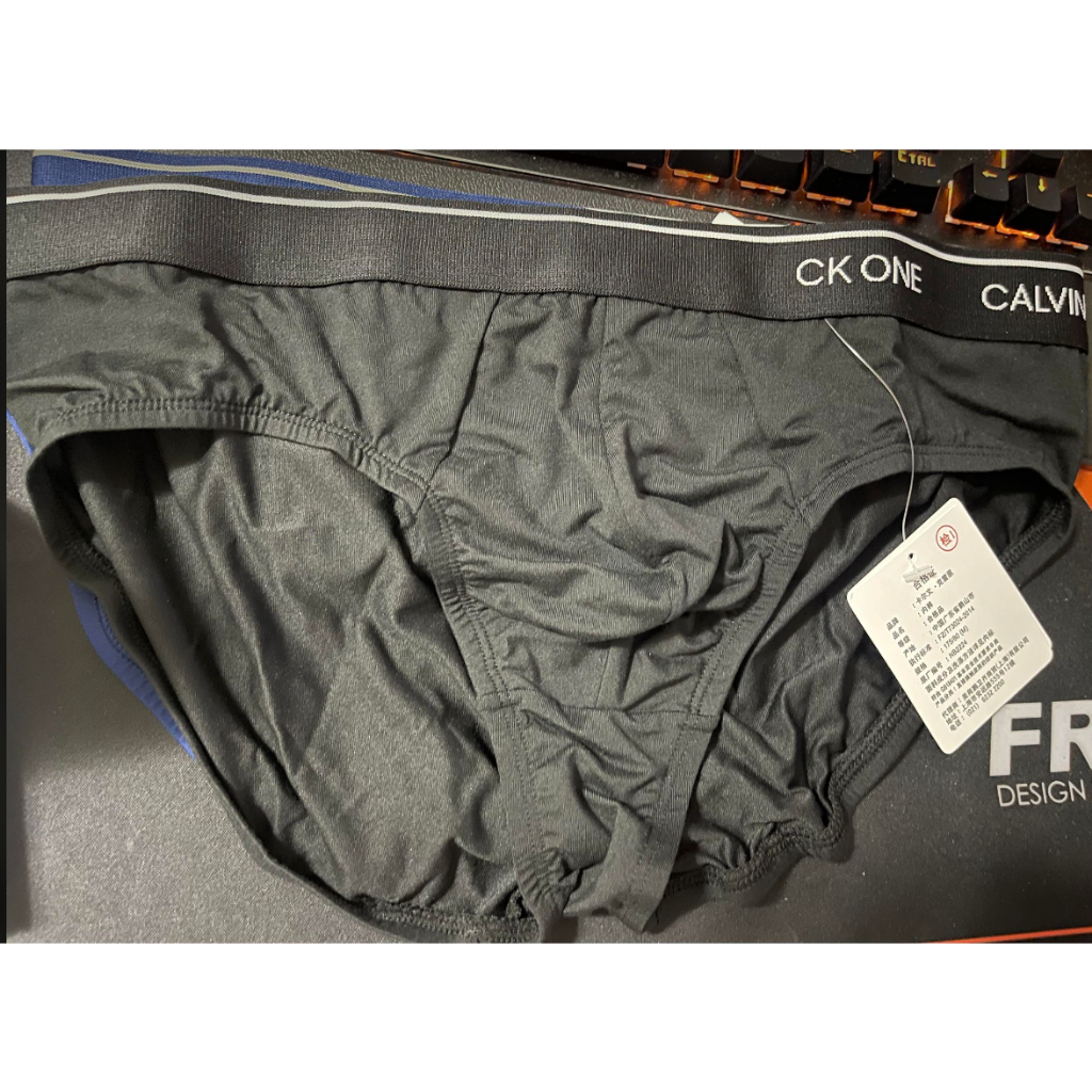 CK Calvin Klein One全新男三角褲 黑色M號