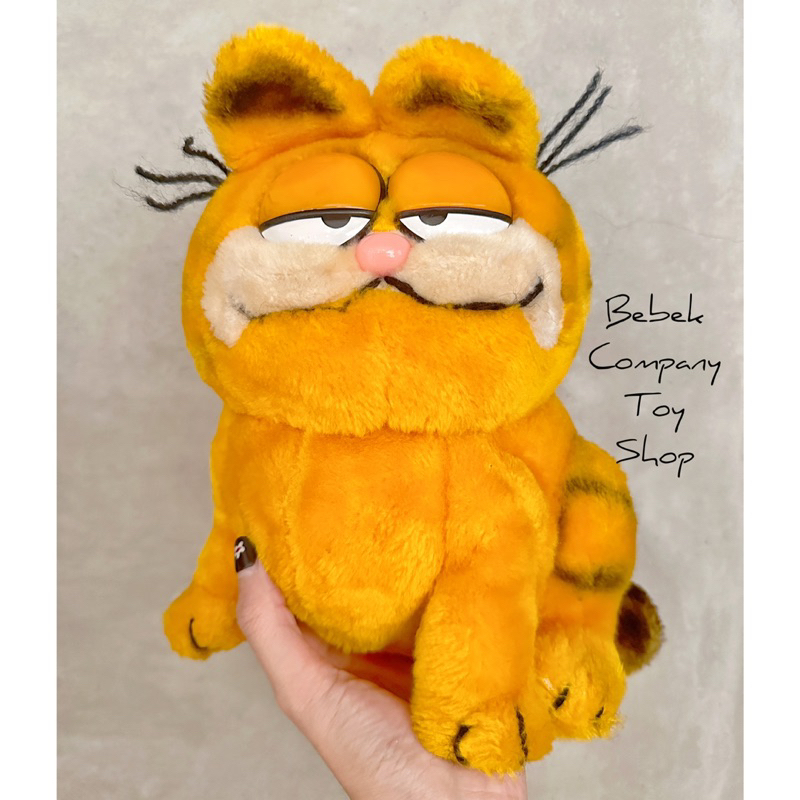 美國二手🇺🇸 10吋/25cm 1981年 Garfield 加菲貓 古董玩具 玩偶 娃娃