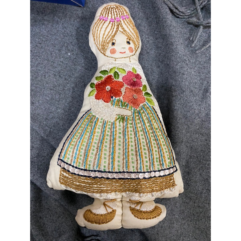 二手老件道具古董收藏 復古玩具公仔 日本製 nuee zakka 俄羅斯娃娃布偶 非迪士尼