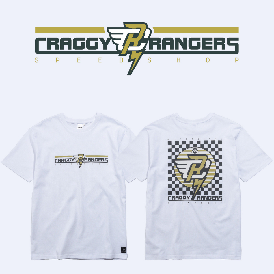 Craggy® - Racing Checker 短T Tshirt 短袖 方格 復古美式 Factory 檔車 賽車