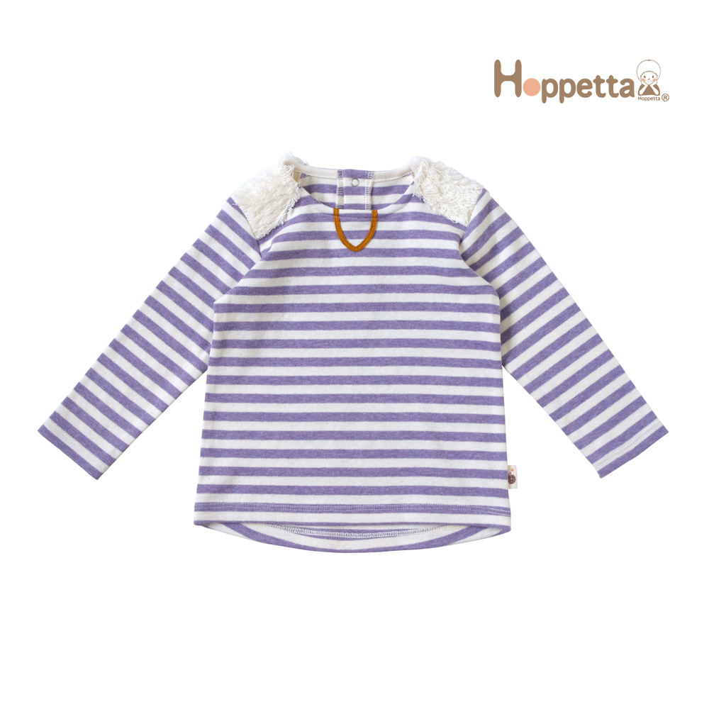【Hoppetta】有機棉牧羊人T恤 幼童上衣 保暖上衣 百搭上衣