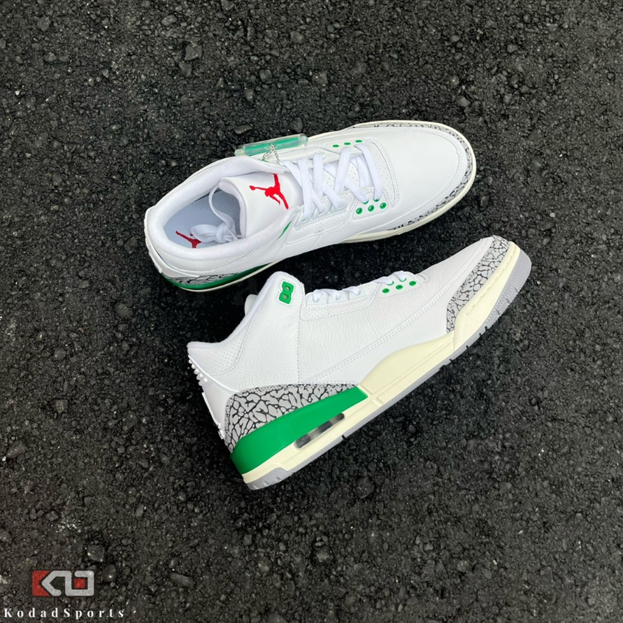 柯拔 Air Jordan 3 Lucky Green CK9246-136 AJ3 白綠 籃球鞋