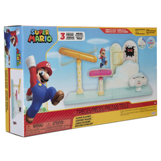 🔥成品潮玩🔥 JAKKS Nintendo 任天堂 Super Mario 超級瑪利歐: 2.5吋棉花糖雲海遊戲組