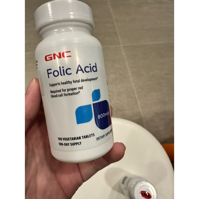 GNC 健安喜 葉酸補充錠 800mcg