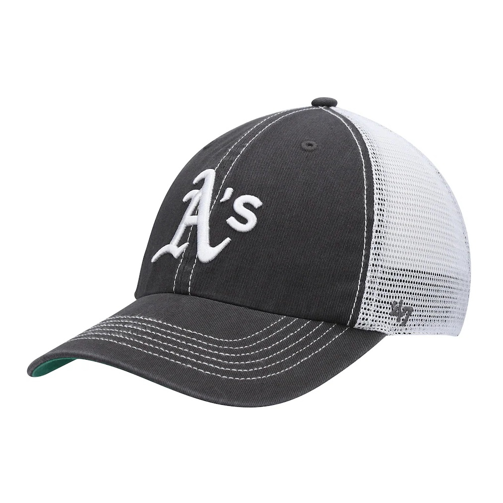 現貨 47Brand MLB 奧克蘭運動家隊 Oakland 棒球帽 網帽 外出穿搭 美國職棒 帽子