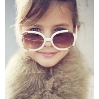【便宜出清】拍照穿搭 超好看 Chloe 兒童 少女 kids 象牙色 ivory 時尚 太陽眼鏡 myrte 款式