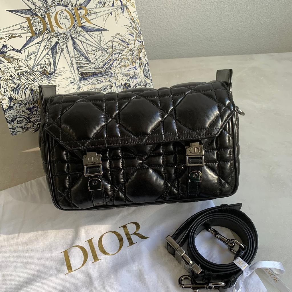 Findyourstyle 正品代購 Dior camp 郵差包小號黑銀釦