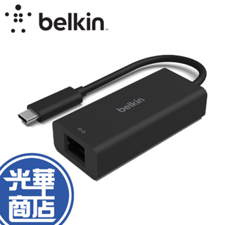 Belkin USB-C to 2.5 Gb乙太網路轉接器 INC012btBK 公轉母 9cm 光華商場