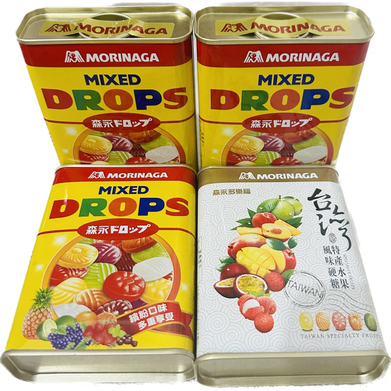 &lt;現貨零食&gt;森永 多樂福水果糖 經典黃罐 台灣特產水果