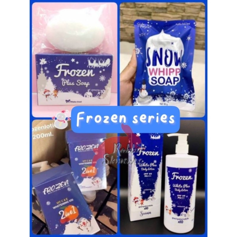 Onhand 🐰 Frozen collagen White Skincare / soap serum lotion