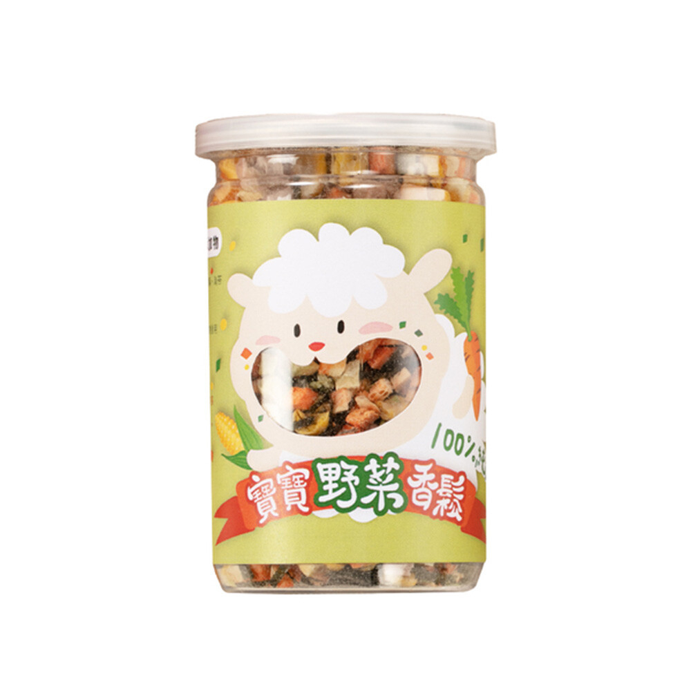 【愛噗噗】飯友  寶寶純素野菜香鬆 45g/罐 (100%純蔬菜) 蔬菜香鬆 香鬆