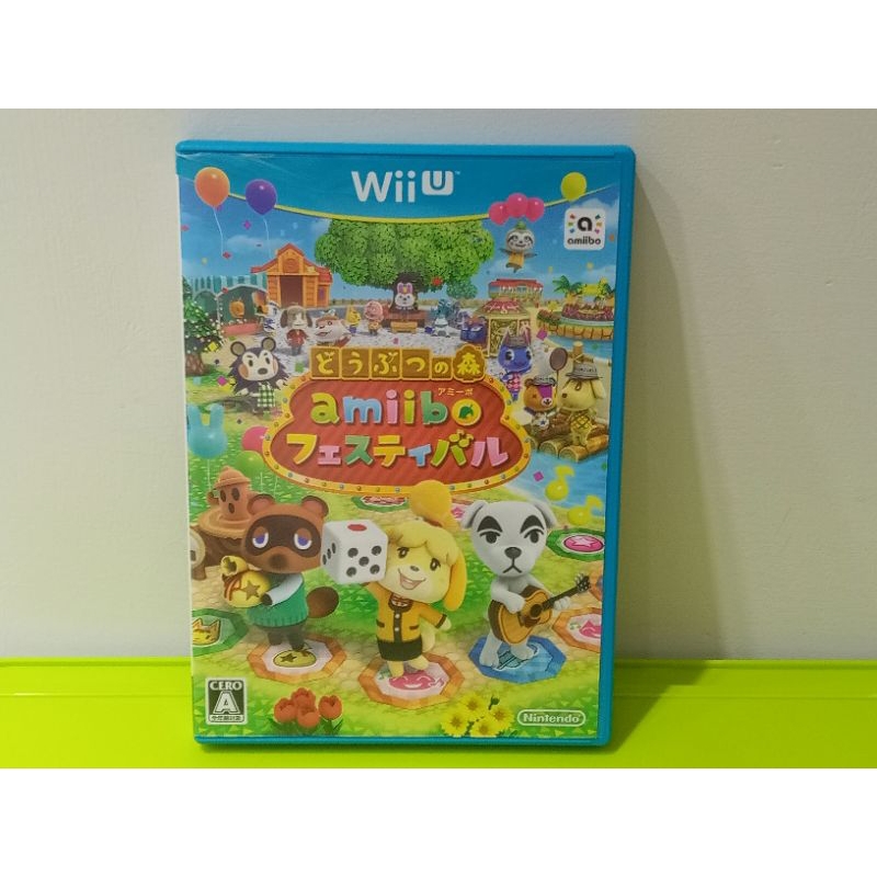 Wii U  amiibo 動物森友會 日文版 二手