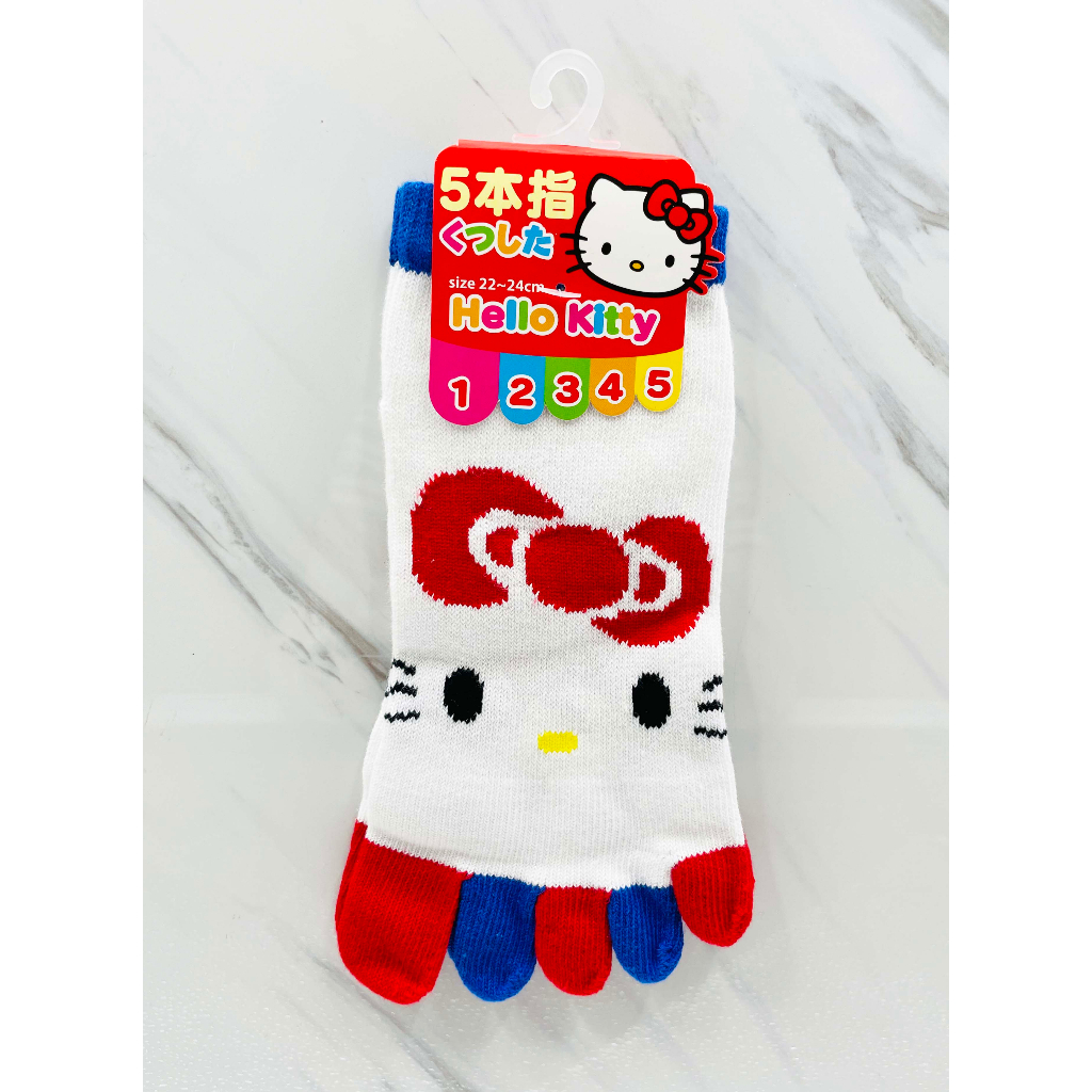 【震撼精品百貨】Hello Kitty 凱蒂貓~日本sanrio三麗鷗 KITTY五指襪子 共3款