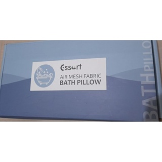 網狀透氣沐浴枕頭Air Mesh Fabric Bath Pillow吸盤式可吊掛泡澡枕頭浴缸枕頭（新品）