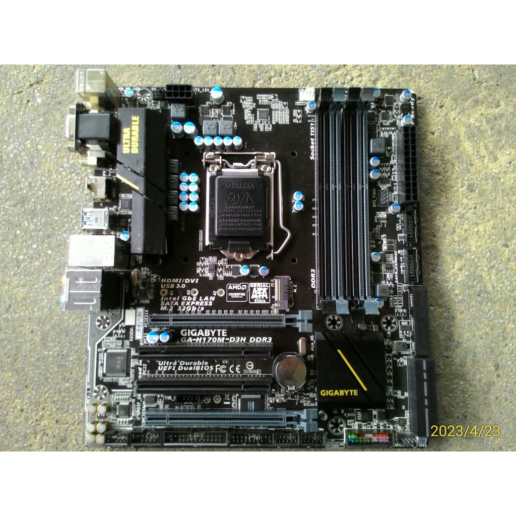 技嘉GA H170M D3H 主機板的價格推薦- 2023年6月| 比價比個夠BigGo