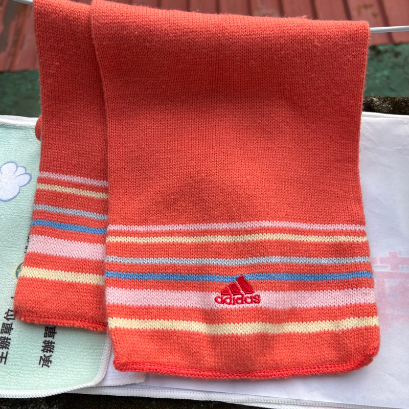 Adidas 兒童圍巾 女童圍巾 (二手)