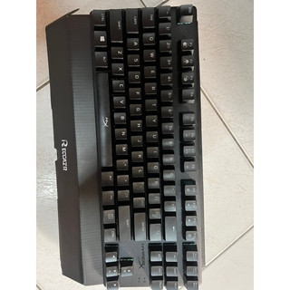 HyperX Alloy Origins 80% 機械式電競鍵盤 機械鍵軸/航太級全鋁合金/PBT鍵帽/RGB 炫彩燈效