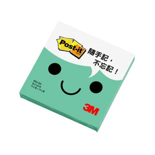 3M Post-it 利貼 可再貼便條紙-654系列 湖水綠