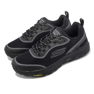 SKECHERS Arch Fit Skip Tracer 黑 防潑水 避震 健走 237510BBK KAORACER