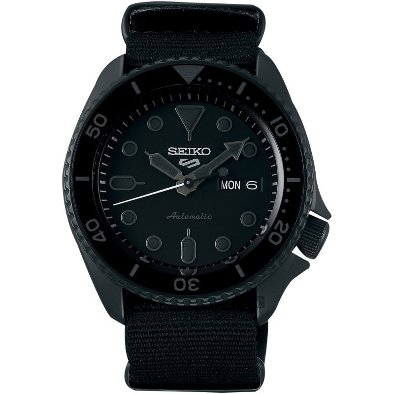 SEIKO 精工 5Sports 帆布系列機械錶(SRPD79K1)-SK010